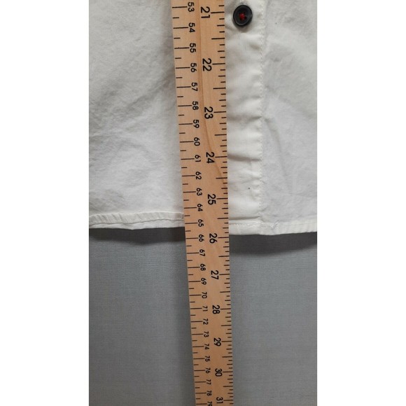 Michael Brandon Men's Button Down Short Sleeve Shirt Size XL White - Picture 5 of 7